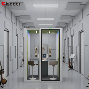 Cabina de Oficina Moderna con Marco de Aluminio <span class=keywords><strong>para</strong></span> Dos Personas, Cabina Insonorizada, Módulo de Oficina Portátil y Móvil - Product Image 3