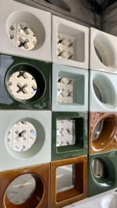 Mattoni Cavi Moderni per Pareti Interne, Decorazione Soggiorno, Mattoni Refrattari in Argilla con Tecnica Sinterizzata, Mattoni Sottili Solidi - Product Image 5