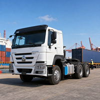 Camion tracteur poids lourd Sinotruk HOWO 6X4 Euro 2 diesel d'occasion avec suspension pneumatique, conduite à gauche, pour le Nigéria, le Mozambique et le Kenya