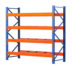 Étagère de stockage d'entrepôt en acier de système de rayonnage de palette industrielle à 5 couches résistante personnalisée avec l'étagère industrielle de rayonnage en métal - Product Image 1