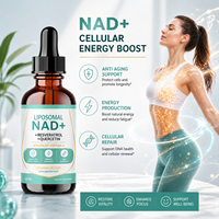 Amazon Best Seller NAD Liquid Drops 300mg Suplemen Murni NAD Drops untuk Perbaikan DNA Siap FBA Pabrik Label Pribadi