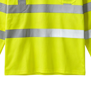 Camiseta de Seguridad Reflectante Personalizada ODM para Construcción de Almacenes, Fluorescente, de Manga Larga, Certificada EN ISO 20471 - Product Image 2