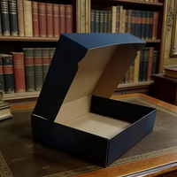 Boîtes cadeaux et d'expédition rigides en carton ondulé recyclable de haute qualité avec logo personnalisé, impression bronzée et fermeture magnétique avec poignée
