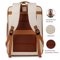 Mochila para Computadora Portátil, Resistente al Agua, con Puerto USB, para Viajes de Negocios, para Hombres y Mujeres