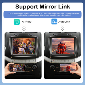 Boîte CarPlay sans fil ZTUZAUTO pour Dodge Journey 2013-2016, autoradio, lecteur DVD, Mirror Link, Android Auto, GPS, navigation, DSP, Airplay, Apple - Product Image 3