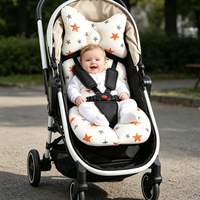 Coussin pour poussette, doublure pour siège auto, coussin pour chaise haute, coussin en coton pour siège auto et poussette