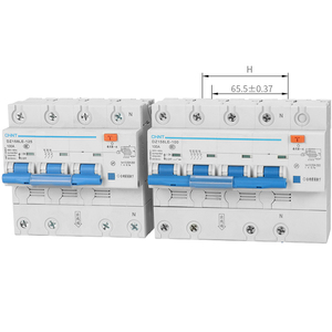 ตัวป้องกันการรั่วไหลของ DZ158LE-100A/80A ตัวตัดวงจร220V 6kA พลังงานสูง1P + N/2P/3P/3P + N/4P MCB - Product Image 3