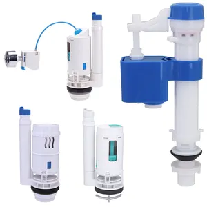 Factory Toilet fill valve flush inlet outlet accessories kits Toilet cistern accessories plastic fill valve flush supplier