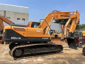 Excavadoras Hyundai 220lc-9s usadas originales de Corea, excavadora de orugas de segunda mano de 22 toneladas, sistema de control inteligente, ahorro de combustible 30% - Product Image 2
