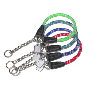 OEM ODMカスタムロゴ調整可能耐久性反射ライト戦術的なナイロンソフト犬の首輪ハンドル付き<span class=keywords><strong>2</strong></span>インチヘビーデューティ - Product Image 5