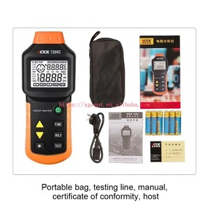 Analyseur de circuit numérique 7200c avec écran LCD haute définition, 6 piles AA et écriture manuscrite claire - Product Image 6