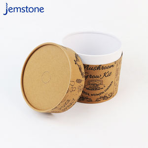 Emballage de tube de papier de boîte de cylindre de carton imprimé par coutume de conception libre de matériaux écologiques - Product Image 3