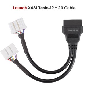 Adaptateur <span class=keywords><strong>Launch</strong></span> X431 Tesla 12 + 20 Compatible avec X-431 PAD V, PAD VII Series, EV MAX, X431 <span class=keywords><strong>PRO</strong></span> <span class=keywords><strong>3S</strong></span> + V3.0/V5.0 - Product Image 3