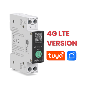 Para <span class=keywords><strong>interruptor</strong></span> inteligente de cobre 4G LTE, montaje en riel DIN 220V 40A, tarjeta SIM ajustable incluida, Automatización del hogar inteligente - Product Image 1