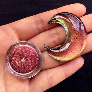 Fiocchi Camaleonte Aurola, Polvere Magica Multicromatica per Unghie, Glitter Arcobaleno Lucido a Specchio per Unghie - Product Image 4