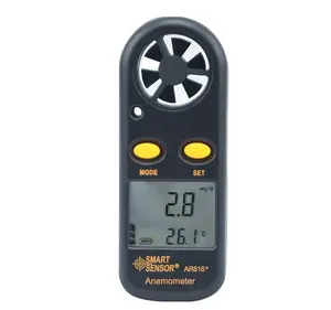 Pengukur Aliran Udara Mini Desain Suhu Angin Pengukur Kecepatan Udara Anemometer