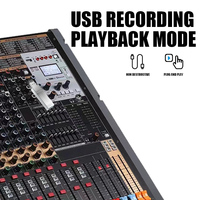 Mélangeur audio DJ TFB-20 à 20 canaux avec interface USB Équipement de performance de scène d'usine directe pour un grand son