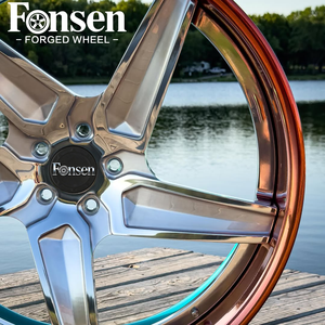 Rines Cóncavos de Aleación Forjada Cromada Pulida de Alto Rendimiento de <span class=keywords><strong>2</strong></span> Piezas para BMW, <span class=keywords><strong>Mercedes</strong></span>, Audi, Porsche, Tesla - Product Image 4