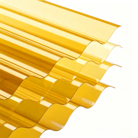 Industrielle Polycarbonat-Wellplatten Transparente Kunststoffplatten UV-Beständig Wärmedämmend für Gewächshausabdeckungen