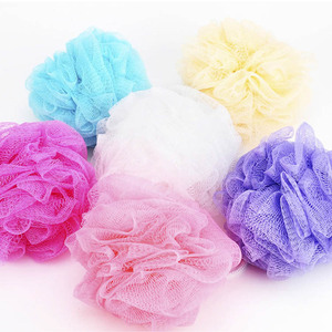 Nylon Bath Sponge Random Color Exfoliating Shower Tool For Bath - Product Image 3