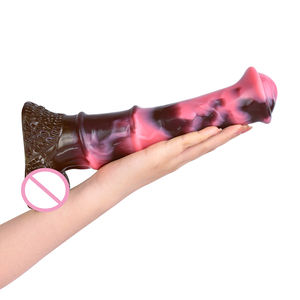 Grote Fantasie Dier Dildo Volwassen Seksspeeltje Fantasie Lange Hond Paard Dildo Voor Vrouwen Mannen Cadeau - Product Image 4