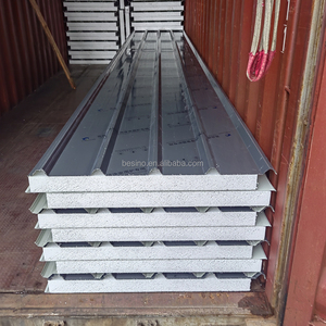 Kho trang web văn phòng container vật liệu xây dựng không thấm nước EPS Sandwich Panel EPS mở rộng <span class=keywords><strong>Polystyrene</strong></span> - Product Image 1