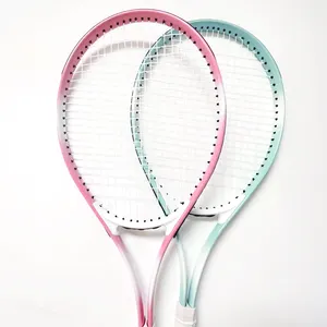 Raqueta de tenis de gran capacidad de alta calidad 27 "tienda minorista profesional raqueta de tenis de fibra de carbono