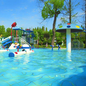 Parc aquatique de haute qualité enfants Jungle <span class=keywords><strong>Aqua</strong></span> cascade de champignons en fibre de verre pour piscine cascade champignon en fibre de verre - Product Image 6