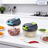Hachoir manuel multifonctionnel transfrontalier pour viande, ail, légumes et gingembre