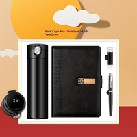 Cadeaux d'affaires promotionnels très demandés : Carnet uni, Bouteille isotherme, Batterie externe, Haut-parleur, Parapluie, Boîte cadeau exquise en cuir PU