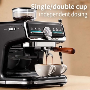 <span class=keywords><strong>Machine</strong></span> à café <span class=keywords><strong>expresso</strong></span> semi-automatique de style italien avec moulin <span class=keywords><strong>intégré</strong></span>, 20 bars, mousseur à lait vapeur, acier inoxydable, usage domestique - Product Image 4