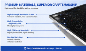 Panel Solar Bifacial Trina Solar <span class=keywords><strong>Vertex</strong></span> S de <span class=keywords><strong>400W</strong></span> 500W 600W 670W, Totalmente Negro, de Media Celda, BIPV, Módulo Fotovoltaico de Alta Potencia para Techos Residenciales - Product Image 4