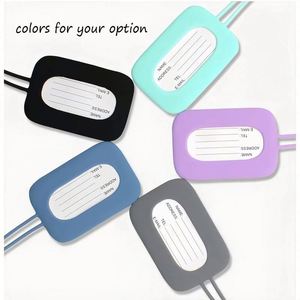 Étiquette de bagage en silicone durable |   Impression de logo personnalisé pour cadeau d'entreprise |   Commande en gros pour souvenirs d'entreprise - Product Image 3