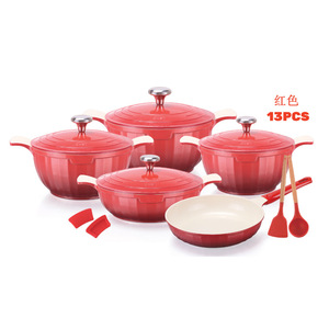 Juego de utensilios de cocina Vmigo de 13 piezas con sartén antiadherente y cacerola para uso en estufa y horno - Product Image 3