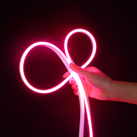 Bande lumineuse LED néon flexible en silicone sans colle, PVC, étanche IP65, haute qualité, pour entrepôt, 6x12mm, 12V