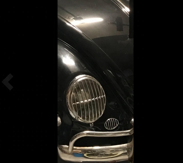 Just Kampers Vintage Mesh Headlight Grilles For VW Beetle 1968-1998 – Black - View #6