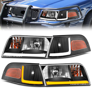 ไฟ LED DRL & Seq สำหรับ1998-2011คราวน์ LED ไฟเลี้ยวต่อเนื่องสำหรับ1998-201 - Product Image 3