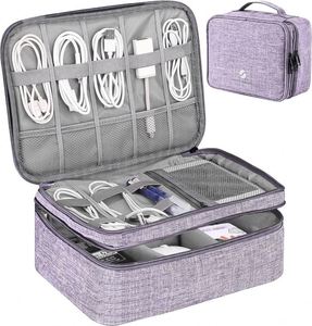 Sac de voyage pour appareils électroniques extra large, certifié BSCI, double couche, grande capacité, avec bandoulière - Product Image 1
