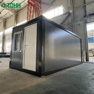 Casa Prefabbricata Stile Z, Casa <span class=keywords><strong>Container</strong></span> Pieghevole, Pannelli Sandwich Rinforzati, Casa Modulare Prefabbricata, Mini Case Pronte per la Spedizione - Product Image 1