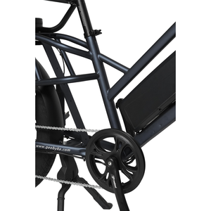Vélo cargo électrique 24 pouces 250W 7 vitesses pour livraison de repas, jantes à double paroi, cadre en acier, siège enfant - Product Image 5