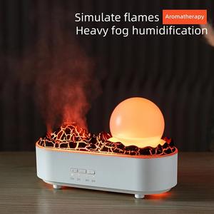 Crystal Ball Humidifier Aromatherapy <b>Light</b> <b>Timer</b> for Bedroom Home Yoga Office Flame Ultrasonic Essential Oil Diffuse - Product Image 2