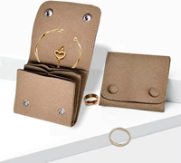 Bolso de mano tipo sobre de terciopelo para joyas, collar con piedra de jade, bolso de mano de microfibra de terciopelo con cierre de broche oculto