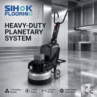 SIHOK 7.5Kw 580mm Polisseuse de sols industrielle pour centres logistiques, pour surfaces époxy, autoportée, 380V 220V, CE, Vente en gros