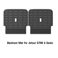 Accessoires intérieurs Jetour G700 Tapis de voiture personnalisés Tapis de voiture imperméables Tapis de voiture 3D TPE Tapis de sol de voiture Tapis de siège arrière Tapis de siège arrière