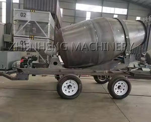 Camion malaxeur à béton mobile sur remorque, capacité de 2, 4, 6, 8, 10 mètres cubes - Product Image 5