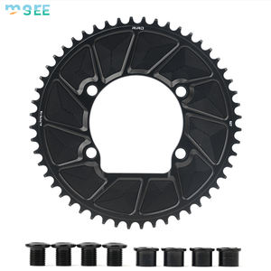 Plateau de chaîne simple SeeMore pour vélo de route, 110BCD, en alliage d'aluminium pour vélo pliant à conception fermée, plateau de chaîne de vélo de montagne usiné 7075 - Product Image 4