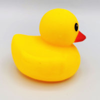 Mini jouet de bain doux de 3.5cm pour bébé jouet de bain canard jouet de bain flottant mignon en stock de haute qualité canard