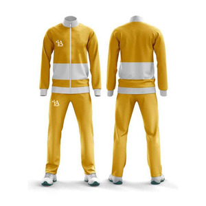 Chándal informal para correr de alta calidad para hombre, diseño estampado transpirable de secado rápido de algodón de dos piezas - Product Image 4