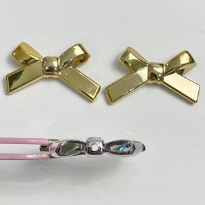 ลูกปัดลูไซต์คุณภาพสูงขนาด 20 มม. รูตรง รูปทรงไม่สม่ำเสมอ รูปโบว์ สำหรับทำสายคล้องโทรศัพท์มือถือ พวงกุญแจ ลูกปัดหลวม ขายส่ง - Product Image 5