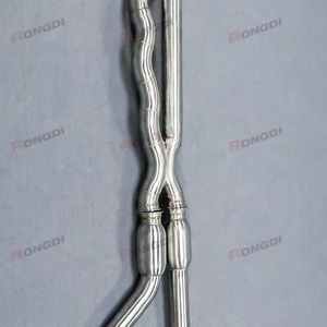 Stainless Steel 65mm Equal Length Mid Pipe Exhaust for BMW M3 M4 F80 F82 F83 S55 3.0T 2014-2019 - Product Image 3